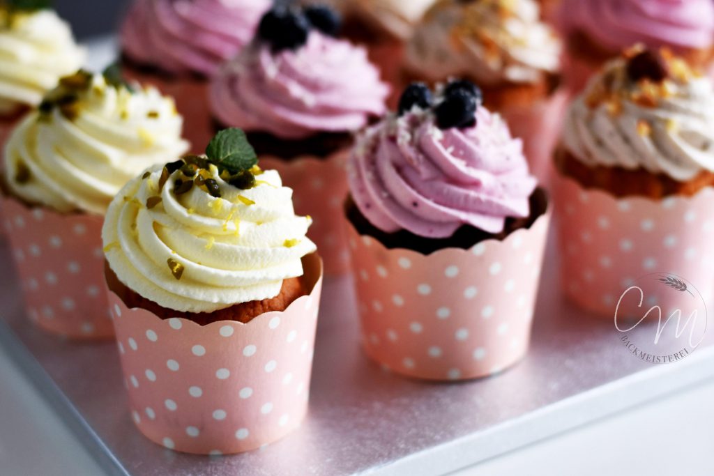 Cup Cakes in unterschiedlichen Sorten